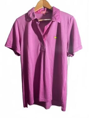 Magnolia Lane Orchid Masters  Golf Short Sleeve Polo Shirt/ Large
